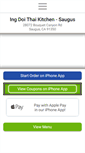 Mobile Screenshot of ingdoithaikitchen.net